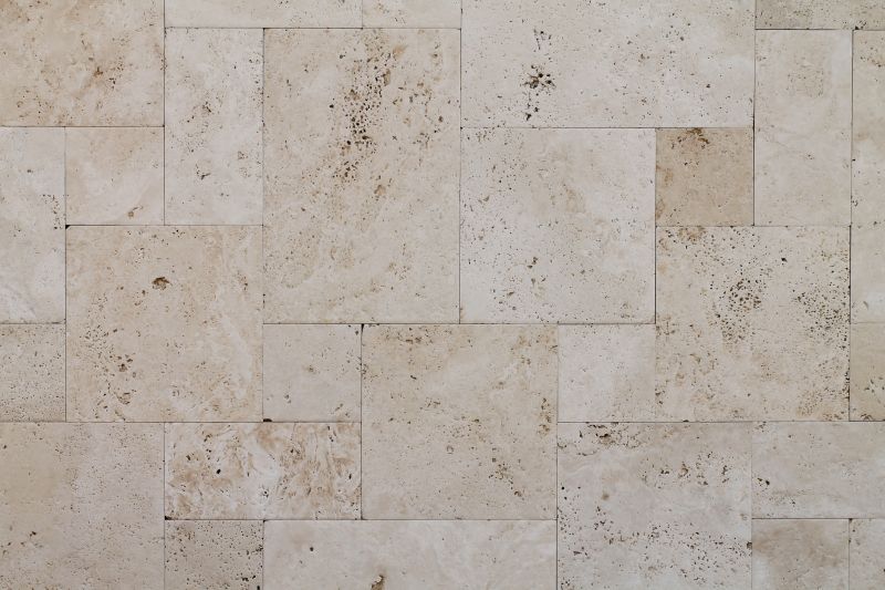 Travertine Floor Installation detail